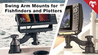 RAM Verticale 15,24 cm (6") Zwenkarm Montage voor Visvinders & Plotters - RAM Mounts RAM-109VU afbeelding 6