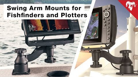 RAM Horizontale 30,48 cm (12") zwenkarm montage voor visvinders & plotters - RAM Mounts RAM-109H-1U afbeelding 4