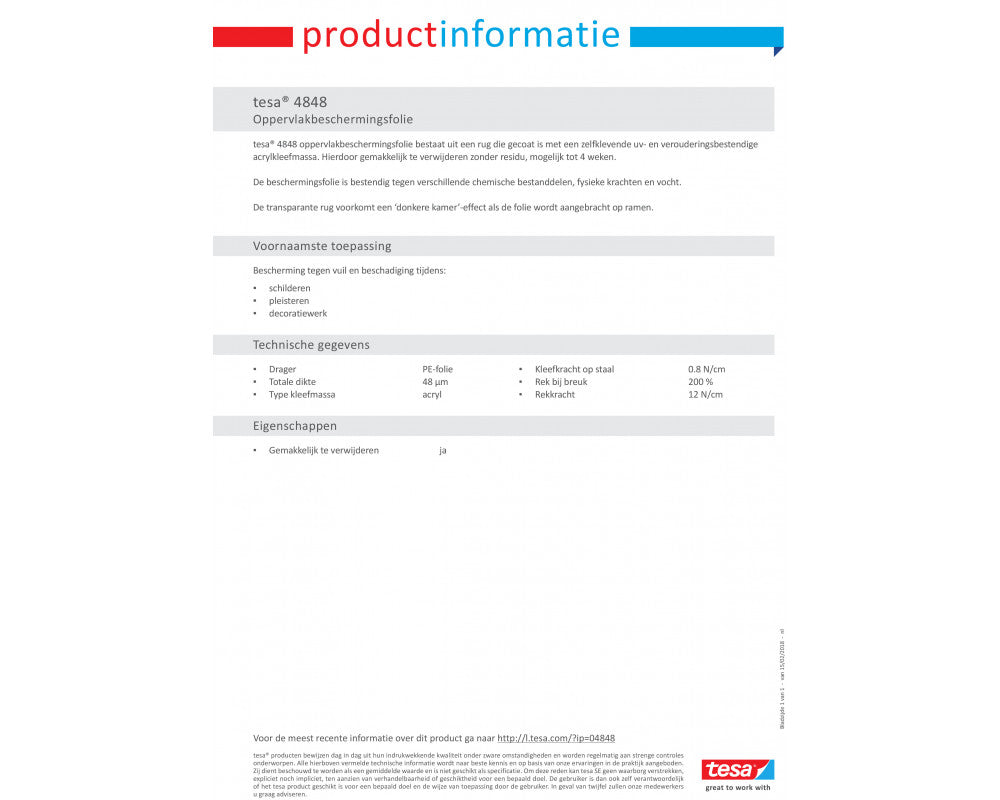 TESAFILM 4848 L.100mtr x B.250mm Transparant (Per Stuk)