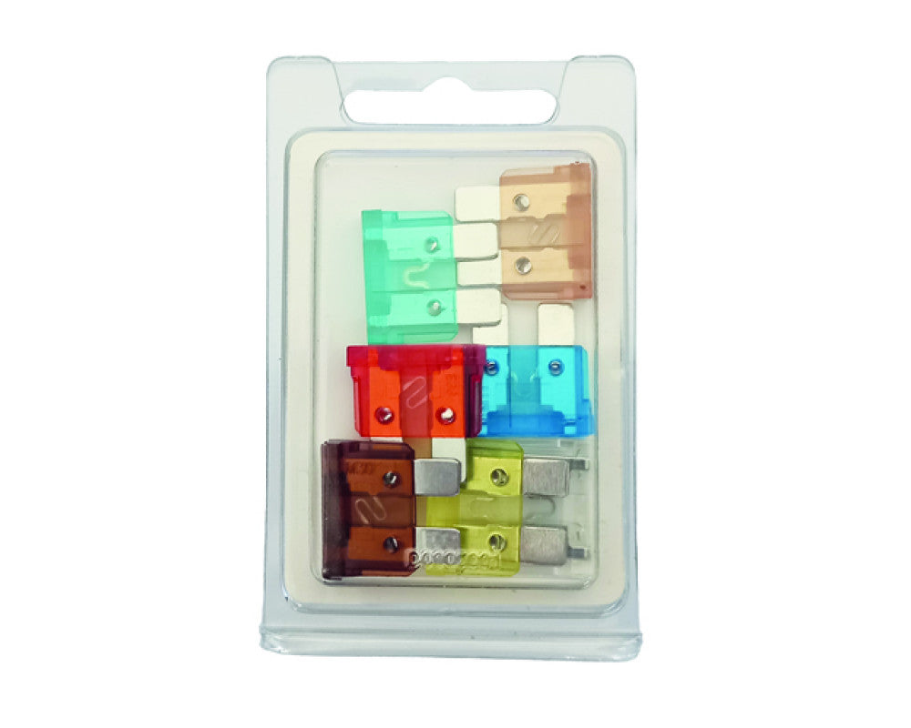 ato zekering assortiment 1x 5/7.5/10/15/20/25/30 ampère in blister