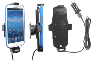 Succesvol koppeling land CarkitStunter.nl - Brodit Houder Lader Samsung Galaxy S3/S4 met skin USB  Sig Plug 521409 #1 Brodit Specialist